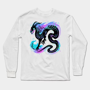 Cyberpunk Dragon Long Sleeve T-Shirt